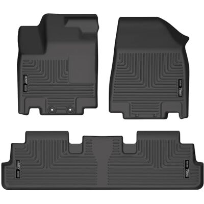 Husky Liners Weatherbeater Floor Mats Fits 2022-2025 Nissan Pathfinder & Infiniti QX60 Front & 2nd Row, 3-pc Black 95701 Husky Liners Weatherbeater Floor Mats Fits 2022-2025 Nissan Pathfinder & Infiniti QX60 Front & 2nd Row, 3-pc Black 95701