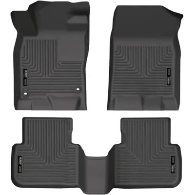 Husky Liners Weatherbeater Floor Mats Fits 2022-2025 Honda Civic Hatchback/Sedan; 2023-2024 Acura Integra, Hatchback Front & 2nd Row, 3-pc Black 95521 Husky Liners Weatherbeater Floor Mats Fits 2022-2025 Honda Civic Hatchback/Sedan; 2023-2024 Acura Integra, Hatchback Front & 2nd Row, 3-pc Black 95521