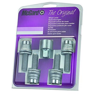 McGard 26002SU hjullåsbultar SU M12 x 1,25, platt sits, axellängd 34,5 mm, total längd 63,0 mm, Hex, Silber McGard 26002SU hjullåsbultar SU M12 x 1,25, platt sits, axellängd 34,5 mm, total längd 63,0 mm, Hex, Silber