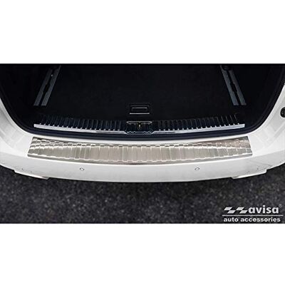 Avisa 2/35183 rostfritt stål bakre stötfångare skydd för Porsche Cayenne II 2010–2014 & FL 2014– 'Ribs' Avisa 2/35183 rostfritt stål bakre stötfångare skydd för Porsche Cayenne II 2010–2014 & FL 2014– 'Ribs'
