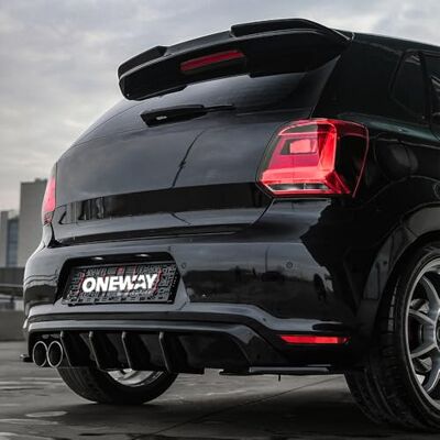 ONEWAY AUTO ACCESSORIES Oneway bakre diffusor kompatibel med Volkswagen Polo 6R GTi 2009-2014 – glansig svart ONEWAY AUTO ACCESSORIES Oneway bakre diffusor kompatibel med Volkswagen Polo 6R GTi 2009-2014 – glansig svart