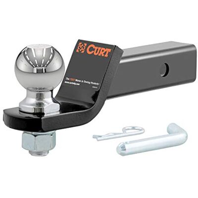 CURT 45041 Trailer Hitch Mount with 2-5/16-Inch Ball & Pin, Fits 2-Inch Receiver, 7,500 lbs, 2-In Drop CURT 45041 Trailer Hitch Mount with 2-5/16-Inch Ball & Pin, Fits 2-Inch Receiver, 7,500 lbs, 2-In Drop