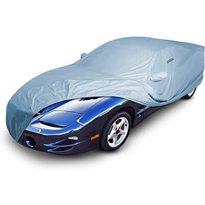 iCarCover Anpassat bilskydd för 1998–2002 Pontiac Trans AM, vattentätt allvädersregn snö UV solskydd fullt exteriör väderbeständigt inomhus utomhus bilöverdrag med rem iCarCover Anpassat bilskydd för 1998–2002 Pontiac Trans AM, vattentätt allvädersregn snö UV solskydd fullt exteriör väderbeständigt inomhus utomhus bilöverdrag med rem