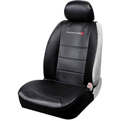 Plasticolor 008595R01 Dodge logo universell passform bil lastbil eller SUV sidolös 3-delat sätesskydd med huvudstöd Plasticolor 008595R01 Dodge logo universell passform bil lastbil eller SUV sidolös 3-delat sätesskydd med huvudstöd