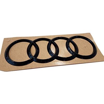 Audi 8V7071802 ringar emblem logotyp svart tuning Exclusive Black Edition, för Q3 (typ F3) Sportback Audi 8V7071802 ringar emblem logotyp svart tuning Exclusive Black Edition, för Q3 (typ F3) Sportback