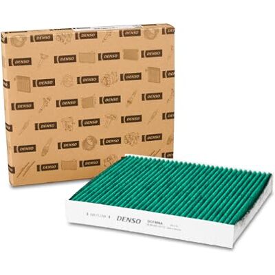 Denso ClearAir+ kabinfilter (artikelnummer DCF806A) 5-lagersfiltrering med antibakteriellt skydd, tar bort upp till 99% av alla bakterier och virus Denso ClearAir+ kabinfilter (artikelnummer DCF806A) 5-lagersfiltrering med antibakteriellt skydd, tar bort upp till 99% av alla bakterier och virus