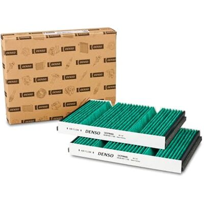Denso ClearAir+ kabinfilter (artikelnummer DCF844A) 5-lagersfiltrering med antibakteriellt skydd, tar bort upp till 99% av alla bakterier och virus Denso ClearAir+ kabinfilter (artikelnummer DCF844A) 5-lagersfiltrering med antibakteriellt skydd, tar bort upp till 99% av alla bakterier och virus