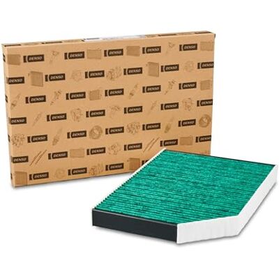 Denso ClearAir+ kabinfilter (artikelnummer DCF830A) 5-lagersfiltrering med antibakteriellt skydd, tar bort upp till 99% av alla bakterier och virus Denso ClearAir+ kabinfilter (artikelnummer DCF830A) 5-lagersfiltrering med antibakteriellt skydd, tar bort upp till 99% av alla bakterier och virus