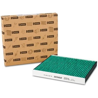 Denso ClearAir+ kabinfilter (artikelnummer DCF811A) 5-lagersfiltrering med antibakteriellt skydd, tar bort upp till 99% av alla bakterier och virus Denso ClearAir+ kabinfilter (artikelnummer DCF811A) 5-lagersfiltrering med antibakteriellt skydd, tar bort upp till 99% av alla bakterier och virus