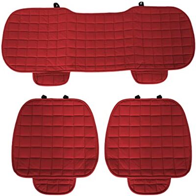 Auto Accessori Lupex Sätesöverdrag 3 delar universell bil Sätesskydd 2 fram och 1 Bak Komfort Protector Automotive Interiör Kudde (röd) Auto Accessori Lupex Sätesöverdrag 3 delar universell bil Sätesskydd 2 fram och 1 Bak Komfort Protector Automotive Interiör Kudde (röd)