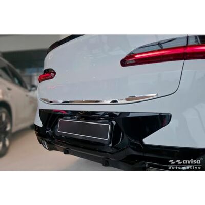 Avisa krom rostfritt stål trimlist för baklucka kompatibel med BMW X4 II (G02) M-Sport Facelift 2021– Avisa krom rostfritt stål trimlist för baklucka kompatibel med BMW X4 II (G02) M-Sport Facelift 2021–