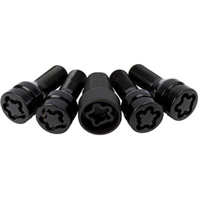 BCCORONA BC Corona TOR9951 stöldsäkra hjulskruvar, 4-pack, 14 x 125 L28 17/19, set med 4 BCCORONA BC Corona TOR9951 stöldsäkra hjulskruvar, 4-pack, 14 x 125 L28 17/19, set med 4