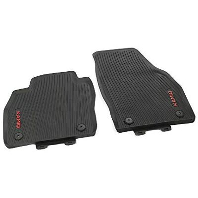 Skoda 658061502B allvädersgolvmattor 2 x gummimattor fram gummigolvmattor med Kamiq-bokstäver (röd) Skoda 658061502B allvädersgolvmattor 2 x gummimattor fram gummigolvmattor med Kamiq-bokstäver (röd)