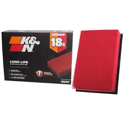 K&N Engine Air Filter: Long Life 18,000 Mile Replacement Air Filter: Compatible with 2012-2019 Chevy/Buick/Opel/Vauxhall (Trax, Encore, Mokka), KNA-5007 K&N Engine Air Filter: Long Life 18,000 Mile Replacement Air Filter: Compatible with 2012-2019 Chevy/Buick/Opel/Vauxhall (Trax, Encore, Mokka), KNA-5007