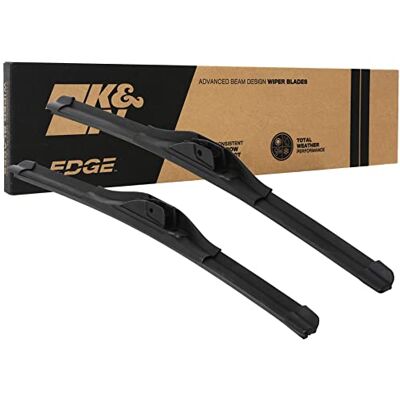 K&N Edge torkarblad: Allvädersprestanda, utmärkt vindrutetorkarnas kontakt, remfri torkningsteknik: 55,9 cm 45,7 cm (2 stycken) K&N Edge torkarblad: Allvädersprestanda, utmärkt vindrutetorkarnas kontakt, remfri torkningsteknik: 55,9 cm 45,7 cm (2 stycken)