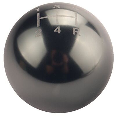 DEWHEL JDM Round Ball Billet Weighted Five-Speed 5 Speed MT Manual Gear Stick Shifter Shift Knob M10 x 1.5 Screw On for Honda Acura (Titanium) DEWHEL JDM Round Ball Billet Weighted Five-Speed 5 Speed MT Manual Gear Stick Shifter Shift Knob M10 x 1.5 Screw On for Honda Acura (Titanium)