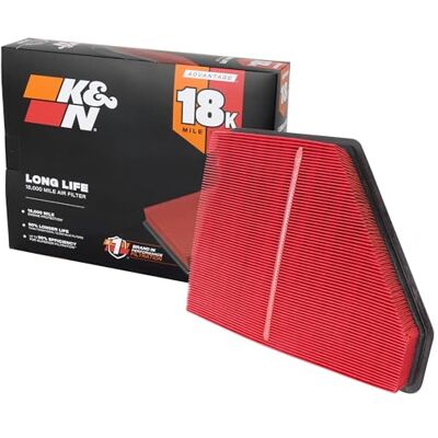 K&N Engine Air Filter: Long Life 18,000 Mile Replacement Air Filter: Compatible with 2010-2017 Chevy/GMC (Equinox, Terrain), KNA-2439 K&N Engine Air Filter: Long Life 18,000 Mile Replacement Air Filter: Compatible with 2010-2017 Chevy/GMC (Equinox, Terrain), KNA-2439