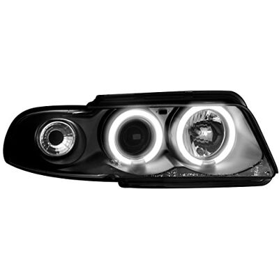 AUTO-STYLE Set med strålkastare kompatibla med Audi A4 B5 1995–1998 – svart – inkl. blinkers och golvljusringar AUTO-STYLE Set med strålkastare kompatibla med Audi A4 B5 1995–1998 – svart – inkl. blinkers och golvljusringar