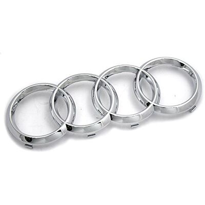 Audi 8P0853605 ringar tecken kylargrill emblem logotyp krom Audi 8P0853605 ringar tecken kylargrill emblem logotyp krom