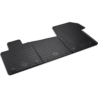 Volkswagen 7T1061551041 gummigolvmattor plus-kvalitet gummi golvmattor allvädersmattor 3 x gummimattor fram, svart Volkswagen 7T1061551041 gummigolvmattor plus-kvalitet gummi golvmattor allvädersmattor 3 x gummimattor fram, svart