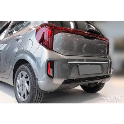 Avisa borstat rostfritt stål trimningslist för baklucka kompatibel med Kia Picanto III (JA) Facelift 2024– Avisa borstat rostfritt stål trimningslist för baklucka kompatibel med Kia Picanto III (JA) Facelift 2024–