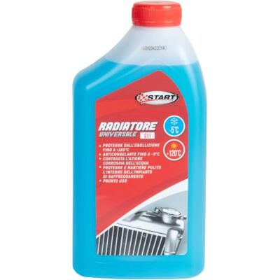 START Blå radiatorvätska -5° 1 liter Frostskyddsmedel för bilkylsystem, professionellt korrosionsskydd och frostskydd för aluminium och gjutjärn radiatorer START Blå radiatorvätska -5° 1 liter Frostskyddsmedel för bilkylsystem, professionellt korrosionsskydd och frostskydd för aluminium och gjutjärn radiatorer