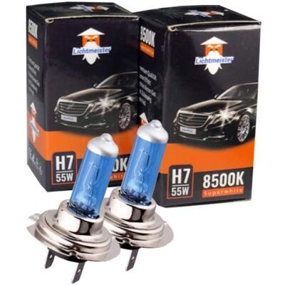ZENXEAY XEMARK H7 Xenon optik lampa – 55 W 12 V supervit halogenlampa – passar olika fordon – lampset för bilar – 2 stycken ZENXEAY XEMARK H7 Xenon optik lampa – 55 W 12 V supervit halogenlampa – passar olika fordon – lampset för bilar – 2 stycken