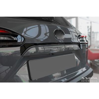 Avisa svart krom rostfritt stål trimlist för bakluckan kompatibel med Toyota Corolla Cross 2020–2025 & Facelift 2025– Avisa svart krom rostfritt stål trimlist för bakluckan kompatibel med Toyota Corolla Cross 2020–2025 & Facelift 2025–