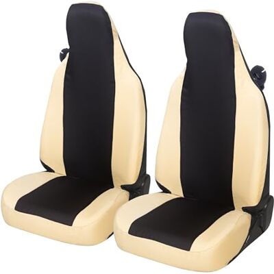Auto Accessori Lupex Bilsätesöverdrag kompatibla med Smart Fortwo, 450 451 och 453, 1 2 3-serie, poly-bomullstyg (svart beige) Auto Accessori Lupex Bilsätesöverdrag kompatibla med Smart Fortwo, 450 451 och 453, 1 2 3-serie, poly-bomullstyg (svart beige)
