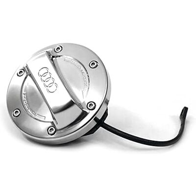 Audi 8Y0071000 tanklock aluminium optik tanklock lock ringar logotyp, silver Audi 8Y0071000 tanklock aluminium optik tanklock lock ringar logotyp, silver