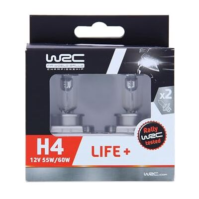 WRC 007555 2 billampor H4 55/60W liv + lång livslängd helljus, halvljus, anti-dimma fram WRC 007555 2 billampor H4 55/60W liv + lång livslängd helljus, halvljus, anti-dimma fram