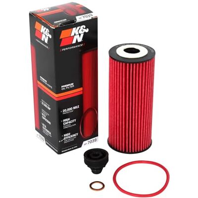 K&N oljefilter – High Performance-serien kompatibel med: BMW, Mini (HP-7039), röd K&N oljefilter – High Performance-serien kompatibel med: BMW, Mini (HP-7039), röd