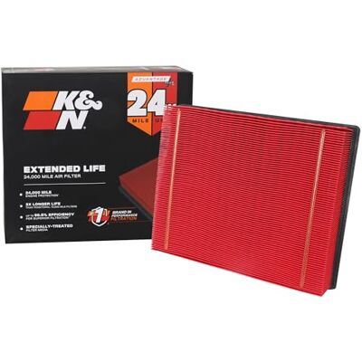 K&N Engine Air Filter: Extended Life 24,000 Mile Replacement Air Filter: Compatible with 1999-2019 Chevy/GMC Truck/SUV V6/V8 (Silverado, Suburban, Tahoe, Sierra, Yukon, Avalanche), KNX-2129 K&N Engine Air Filter: Extended Life 24,000 Mile Replacement Air Filter: Compatible with 1999-2019 Chevy/GMC Truck/SUV V6/V8 (Silverado, Suburban, Tahoe, Sierra, Yukon, Avalanche), KNX-2129