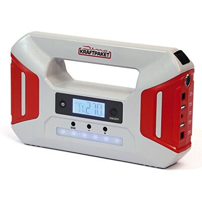 Dino KRAFTPAKET 12 V-600 A starthjälpsenhet 51,2 Wh 1 6 000 mAh (LiFePO4) med kompressor powerbank varningsljus starthjälp booster snabbstartssystem startkabel LED-ficklampa Dino KRAFTPAKET 12 V-600 A starthjälpsenhet 51,2 Wh 1 6 000 mAh (LiFePO4) med kompressor powerbank varningsljus starthjälp booster snabbstartssystem startkabel LED-ficklampa