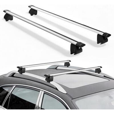 VEVOR Takräcke för bil SUV, takräcke bil max belastning 75 kg längd 1 200 mm, 2 st universella bagagehållare i aluminium cykel resa camping fiske VEVOR Takräcke för bil SUV, takräcke bil max belastning 75 kg längd 1 200 mm, 2 st universella bagagehållare i aluminium cykel resa camping fiske