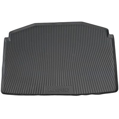 Skoda 658061160 bagagematta skyddsmatta bagagematta med Kamiq-tryck, svart Skoda 658061160 bagagematta skyddsmatta bagagematta med Kamiq-tryck, svart