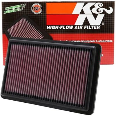 K&N filter 33-2454 tvättbart och återanvändbart luftfilter för bil K&N filter 33-2454 tvättbart och återanvändbart luftfilter för bil