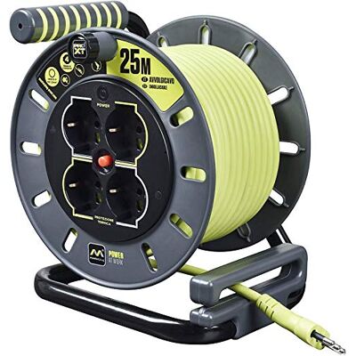 LUCECO Masterplug - Pro-XT Förlängningskabel 25m, 4 uttag, LED LUCECO Masterplug - Pro-XT Förlängningskabel 25m, 4 uttag, LED