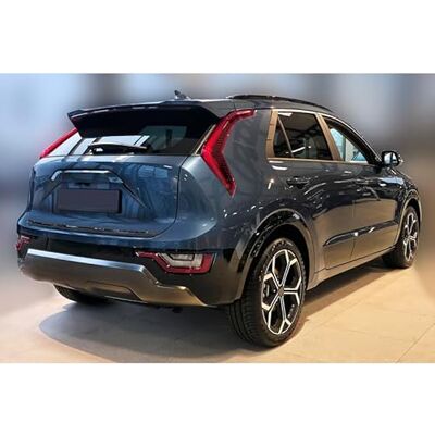 Avisa svart krom rostfritt stål trimlist för bakluckan kompatibel med Kia NIRO II 2022– Avisa svart krom rostfritt stål trimlist för bakluckan kompatibel med Kia NIRO II 2022–