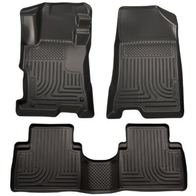 Husky Liners Weatherbeater Floor Mats Fits 2011-2013 Kia Sorento Front & 2nd Row, 3-pc Black 98811 Husky Liners Weatherbeater Floor Mats Fits 2011-2013 Kia Sorento Front & 2nd Row, 3-pc Black 98811