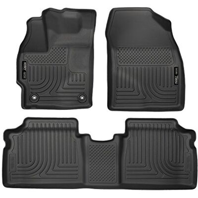 Husky Liners Weatherbeater Floor Mats Fits 2015 Toyota Prius Front & 2nd Row, 3-pc Black 99511 Husky Liners Weatherbeater Floor Mats Fits 2015 Toyota Prius Front & 2nd Row, 3-pc Black 99511