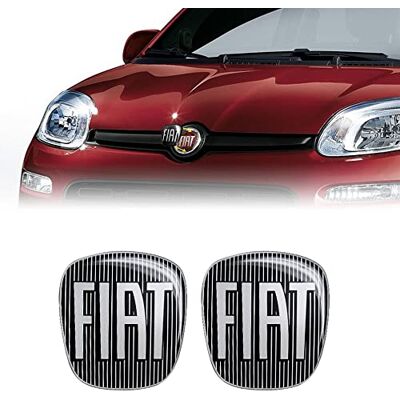 Fiat 3D-klistermärke Ersatz Svart Panda Logotyp - Bilmärke Fiat 3D-klistermärke Ersatz Svart Panda Logotyp - Bilmärke