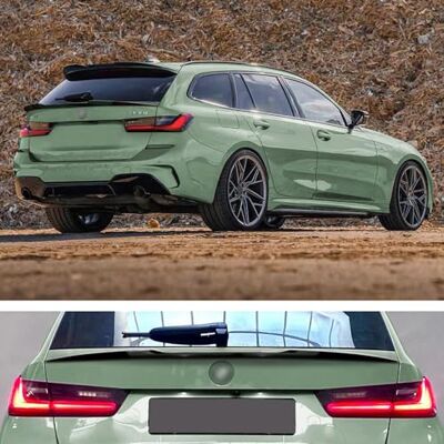 AUTO-STYLE AutoStyle nedre mitten av bakre spoiler kompatibel med BMW 3-serien G21 Touring 2019- (ABS glansig svart) AUTO-STYLE AutoStyle nedre mitten av bakre spoiler kompatibel med BMW 3-serien G21 Touring 2019- (ABS glansig svart)