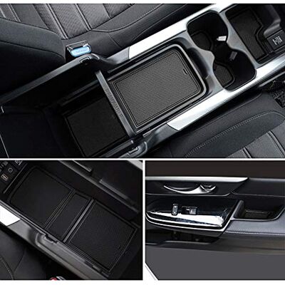 Auovo Anti-dust Mats for Honda CRV Accessories 2017 2018 2019 Door Liners Cup Holder Inserts Center Console Interior Decoration for Honda CR-V(Pack of 21, Black) Auovo Anti-dust Mats for Honda CRV Accessories 2017 2018 2019 Door Liners Cup Holder Inserts Center Console Interior Decoration for Honda CR-V(Pack of 21, Black)