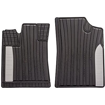 CarFashion 263533 SilverStone Allvädersmatta AB1 mattor fram 2-delad TPE gummimatta svart färgglad insats i Gabon grå Bilmattor set utan matthållare CarFashion 263533 SilverStone Allvädersmatta AB1 mattor fram 2-delad TPE gummimatta svart färgglad insats i Gabon grå Bilmattor set utan matthållare