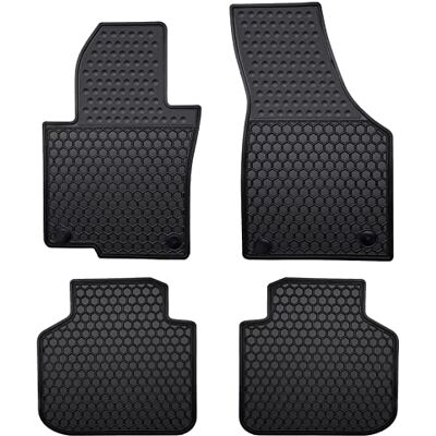 Lwope Bilgolvmattor anpassad passform för Volkswagen Passat 2012-2022 svart gummi bilmattor alla väderskydd slitstark luktfri Lwope Bilgolvmattor anpassad passform för Volkswagen Passat 2012-2022 svart gummi bilmattor alla väderskydd slitstark luktfri