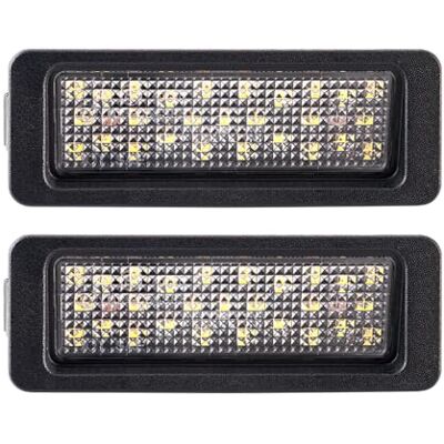 AUTO-STYLE LED-registreringsskyltbelysning kompatibel med Volvo V40 2012–2019 AUTO-STYLE LED-registreringsskyltbelysning kompatibel med Volvo V40 2012–2019