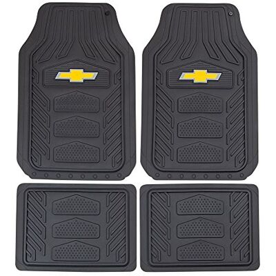 Plasticolor Plastolor Chevrolet Weatherpro 4 delar golvmattor set, golvmattor av (001664R03), svart, en storlek Plasticolor Plastolor Chevrolet Weatherpro 4 delar golvmattor set, golvmattor av (001664R03), svart, en storlek