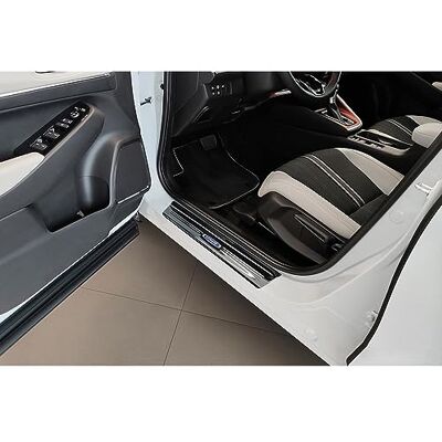 AVISA Svart Inox Dörramsskydd för Honda HR-V 2021 AVISA Svart Inox Dörramsskydd för Honda HR-V 2021