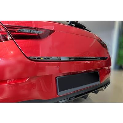 Avisa svart krom rostfritt stål trimlist för bakluckan kompatibel med Mercedes CLA Shooting Brake (X118) 2019– Avisa svart krom rostfritt stål trimlist för bakluckan kompatibel med Mercedes CLA Shooting Brake (X118) 2019–